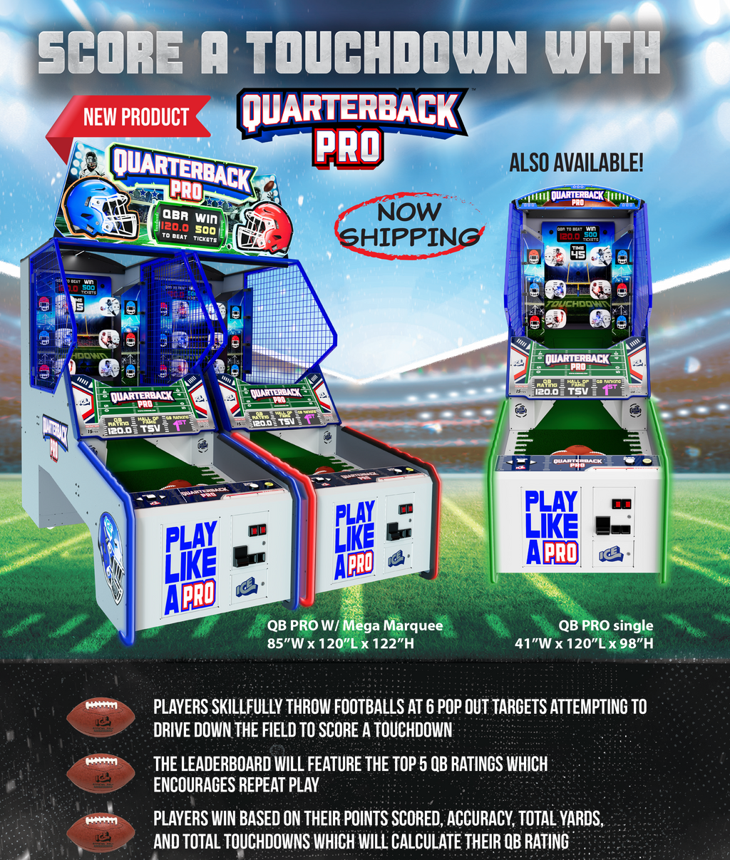 Ice QB Pro Football Toss Game